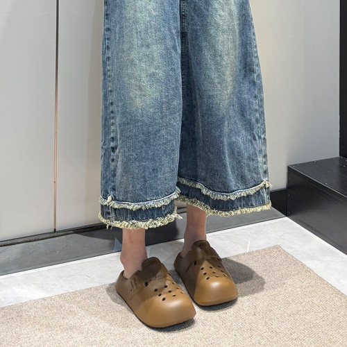 勃肯洞洞鞋女款夏季外穿海邊沙灘eva防臭軟底家居防滑包頭涼拖鞋 勃肯洞洞鞋女款夏季外穿海邊沙灘eva防臭軟底家居防滑包頭涼拖鞋