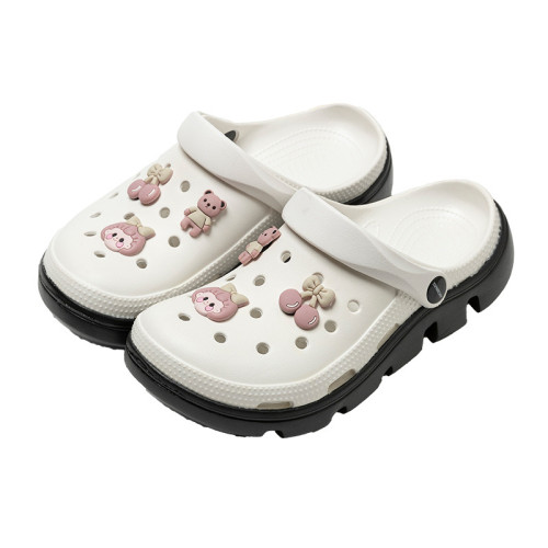 洞洞鞋新款外穿防滑情侶半拖涼鞋向往的生活同款沙灘女款休閒拖鞋 洞洞鞋新款外穿防滑情侶半拖涼鞋向往的生活同款沙灘女款休閒拖鞋