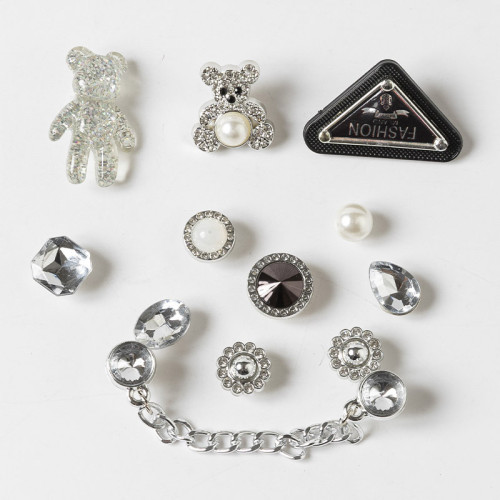 洞洞鞋鞋花配飾女趣味DIY鞋釦卡通可愛立體高級感可拆卸裝飾卡扣 洞洞鞋鞋花配飾女趣味DIY鞋釦卡通可愛立體高級感可拆卸裝飾卡扣