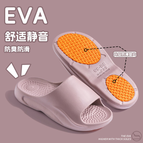 新款夏季軟底EVA情侶防滑底家居室內涼拖女洗澡 家用男拖