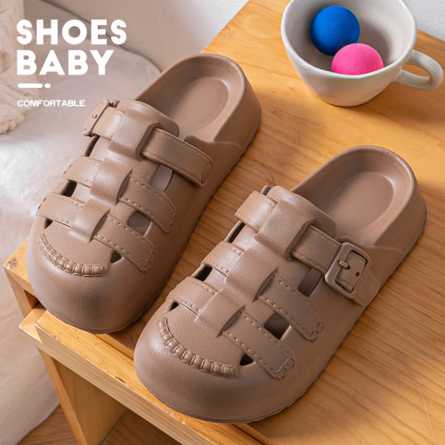 厚底洞洞鞋女款2025夏季新款外穿防滑透氣醫用護士包頭涼鞋女士 厚底洞洞鞋女款2025夏季新款外穿防滑透氣醫用護士包頭涼鞋女士