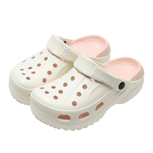 夏季新款透氣平底舒適洞洞鞋醫院學生護士室外穿花園漂流 夏季新款透氣平底舒適洞洞鞋醫院學生護士室外穿花園漂流