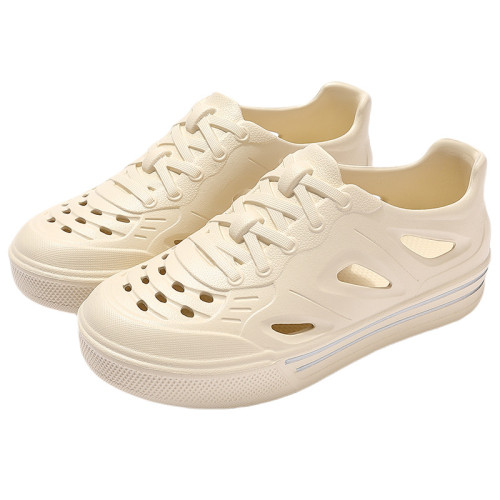 溯谿洞洞鞋男夏季情侶外穿沙灘透氣防滑踩屎感包跟eva涼鞋女 溯谿洞洞鞋男夏季情侶外穿沙灘透氣防滑踩屎感包跟eva涼鞋女