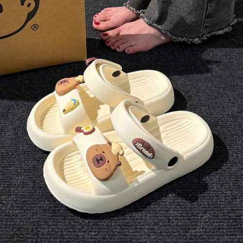可愛卡皮巴拉涼鞋女夏季厚底外穿2025新款居家室內兩穿防滑涼拖鞋 可愛卡皮巴拉涼鞋女夏季厚底外穿2025新款居家室內兩穿防滑涼拖鞋