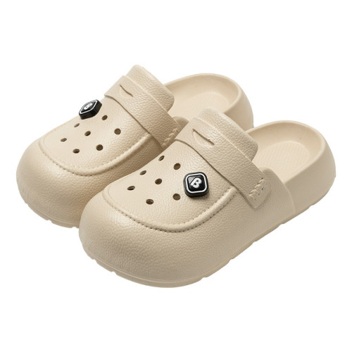 洞洞鞋女式外穿高級感包頭半拖防滑不臭腳踩屎感涼拖鞋夏天勃肯鞋 洞洞鞋女式外穿高級感包頭半拖防滑不臭腳踩屎感涼拖鞋夏天勃肯鞋