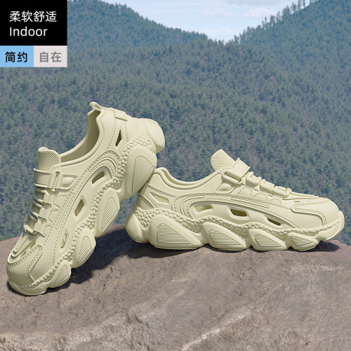 洞洞鞋男款夏季外穿2025新款包頭沙灘厚底開車釣魚專用eva涼鞋男 洞洞鞋男款夏季外穿2025新款包頭沙灘厚底開車釣魚專用eva涼鞋男