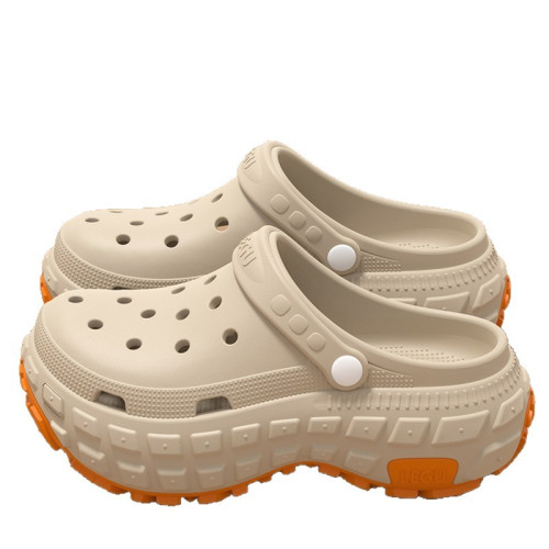 厚底洞洞鞋男士2025新款夏季戶外穿增高防滑沙灘拖鞋涼鞋男士夏天 厚底洞洞鞋男士2025新款夏季戶外穿增高防滑沙灘拖鞋涼鞋男士夏天