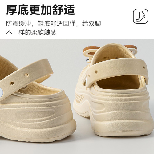 2025新款洞洞鞋女款夏季外穿eva防滑防臭沙灘海邊不累腳包頭涼鞋 2025新款洞洞鞋女款夏季外穿eva防滑防臭沙灘海邊不累腳包頭涼鞋