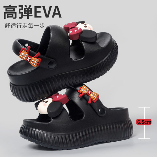 【】2025新款卡通涼鞋女夏季可愛厚底防滑踩屎感EVA涼拖外穿 【】2025新款卡通涼鞋女夏季可愛厚底防滑踩屎感EVA涼拖外穿