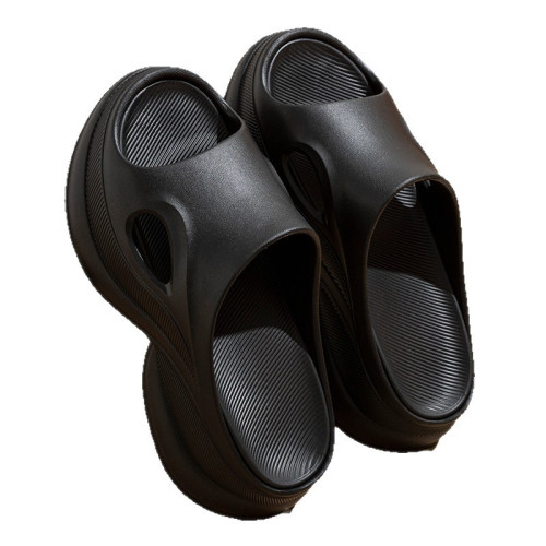 LT-6679新款外穿雙拼色厚底防滑女鞋高跟涉水軟彈外穿鞋女