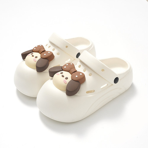 【】洞洞鞋包頭女鞋2025夏季新款厚底可愛增高卡通外穿涼拖鞋