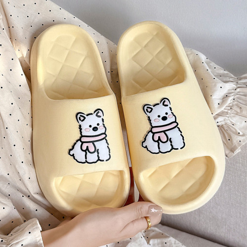 2025夏季新款靜音厚底踩屎感拖鞋女居家洗澡防滑透氣宿舍涼拖鞋女