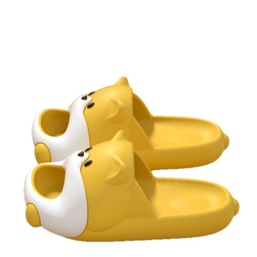 萌寵柯基小狗拖鞋女夏季新款家居室內防滑EVA防臭厚底外穿涼拖男