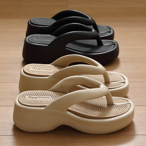 爆款EVA厚底人字拖女夏季外穿新款時尚踩屎感海邊沙灘夾趾拖鞋男 爆款EVA厚底人字拖女夏季外穿新款時尚踩屎感海邊沙灘夾趾拖鞋男