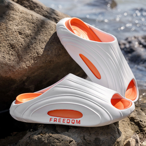 新款男士外穿拖鞋踩屎感涼拖鞋家居室內厚底EVA不臭腳透氣舒適