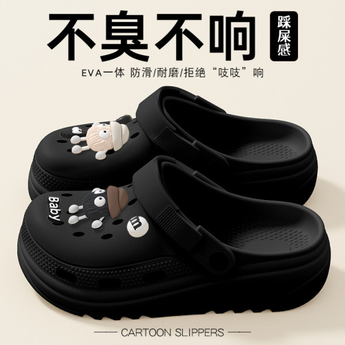 洞洞鞋女款夏季外穿2025新款半拖防滑涼鞋沙灘鞋包頭厚底拖鞋女士 洞洞鞋女款夏季外穿2025新款半拖防滑涼鞋沙灘鞋包頭厚底拖鞋女士