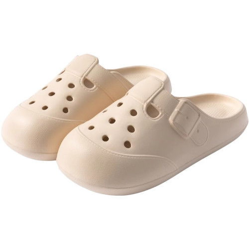 孕婦防滑洞洞鞋女款2025新款外穿夏季海邊沙灘軟底包頭半涼拖女士 孕婦防滑洞洞鞋女款2025新款外穿夏季海邊沙灘軟底包頭半涼拖女士