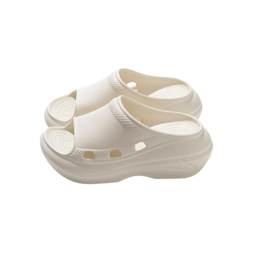 網紅魚嘴厚底涼拖鞋女士夏季家居防滑EVA踩屎感ins風外穿增高涼鞋