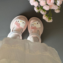 小蠻腰卡通洞洞鞋女增高厚底踩屎感拖鞋夏季外穿透氣防滑eva涼鞋