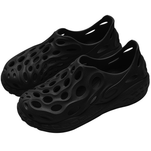 時尚外穿洞洞鞋男士夏季2025新款室內居家防滑沙灘旅行鏤空涼拖鞋 時尚外穿洞洞鞋男士夏季2025新款室內居家防滑沙灘旅行鏤空涼拖鞋