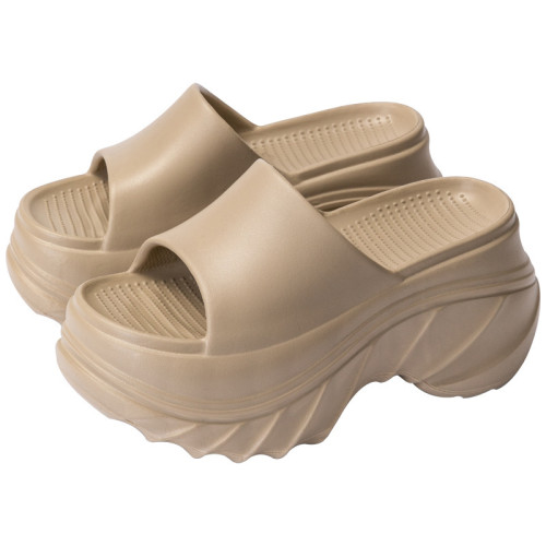 踩屎感涼拖鞋女夏季外穿新款高跟防滑EVA厚底海邊沙灘拖鞋女士 踩屎感涼拖鞋女夏季外穿新款高跟防滑EVA厚底海邊沙灘拖鞋女士