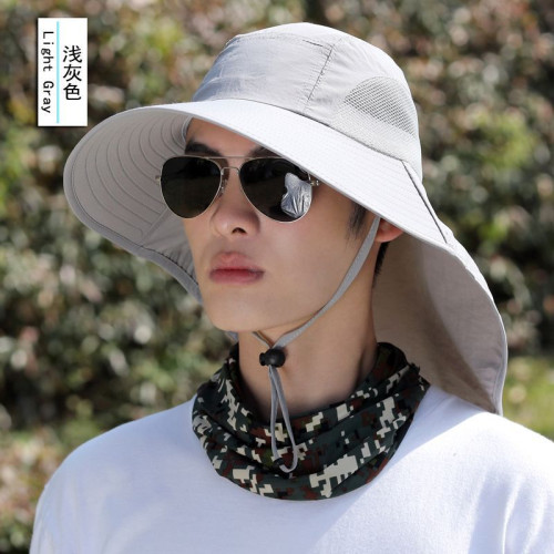 帽子男夏季戶外防曬大帽簷下地護頸騎車採茶帽勞動乾農活太陽帽女 帽子男夏季戶外防曬大帽簷下地護頸騎車採茶帽勞動乾農活太陽帽女