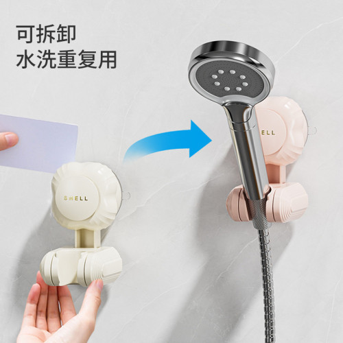 吸盤花灑支架固定神器家用浴室免打孔兒童淋浴噴頭支架可移動調節 吸盤花灑支架固定神器家用浴室免打孔兒童淋浴噴頭支架可移動調節