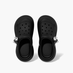 浮雲x大眼怪洞洞鞋女夏季超厚底室內居家戶外穿時尚涼鞋增高拖鞋