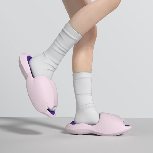 氫舟拖鞋男士夏季外穿厚底耐磨抗菌雙層緩震運動拖鞋情侶潮流休閒