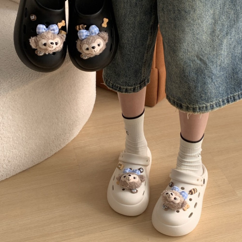 夏季外穿洞洞鞋eva女厚底踩屎感增高拖鞋防臭防滑透氣涼拖鞋沙灘 夏季外穿洞洞鞋eva女厚底踩屎感增高拖鞋防臭防滑透氣涼拖鞋沙灘