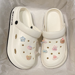 洞洞鞋女夏季外穿2024新款厚底eva涼鞋防滑防臭沙灘拖鞋女款