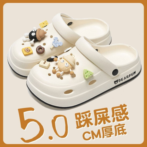 洞洞鞋女夏季外穿2024新款厚底eva涼鞋防滑防臭沙灘拖鞋女款 洞洞鞋女夏季外穿2024新款厚底eva涼鞋防滑防臭沙灘拖鞋女款