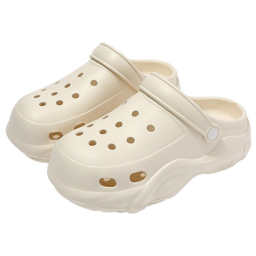 洞洞鞋女夏季軟底踩屎感外穿透氣家居室內包頭防滑涼拖鞋女士