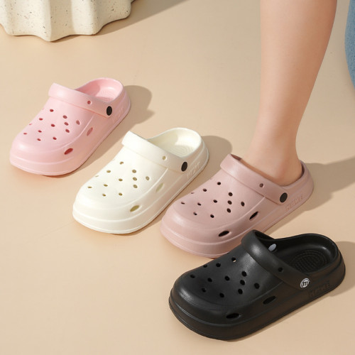 2025新款eva厚底洞洞鞋女夏季外穿防滑踩屎感兩穿涼拖鞋 2025新款eva厚底洞洞鞋女夏季外穿防滑踩屎感兩穿涼拖鞋