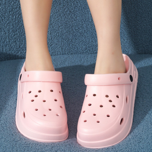 2025新款eva厚底洞洞鞋女夏季外穿防滑踩屎感兩穿涼拖鞋 2025新款eva厚底洞洞鞋女夏季外穿防滑踩屎感兩穿涼拖鞋