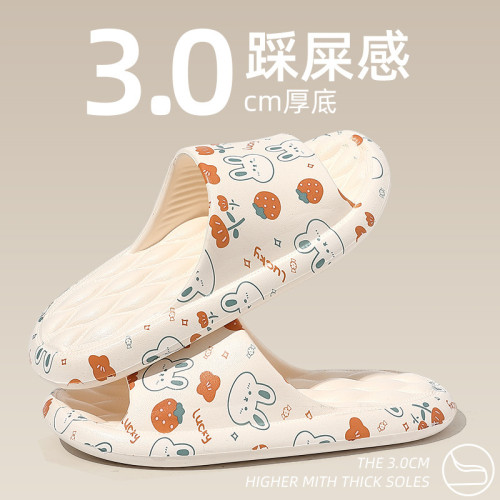 厚底拖鞋女2025新款夏季外穿家居室內浴室防滑透氣eva踩屎感涼拖 厚底拖鞋女2025新款夏季外穿家居室內浴室防滑透氣eva踩屎感涼拖