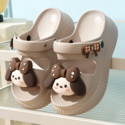 2025新款卡通涼鞋女夏季可愛厚底防滑踩屎感EVA涼拖外穿時尚潮流