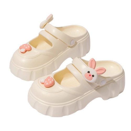 可愛瑪麗珍洞洞鞋女款2025新款夏季厚底增高防滑不臭外穿涼拖鞋女 可愛瑪麗珍洞洞鞋女款2025新款夏季厚底增高防滑不臭外穿涼拖鞋女