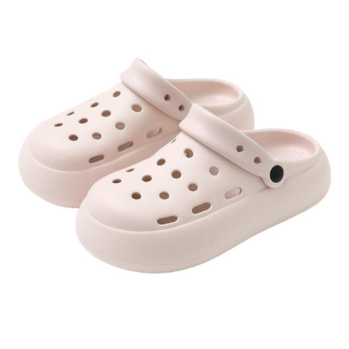 2025新款純色加厚洞洞鞋女士踩屎感軟包頭外穿女款涼拖鞋EVA居家 2025新款純色加厚洞洞鞋女士踩屎感軟包頭外穿女款涼拖鞋EVA居家