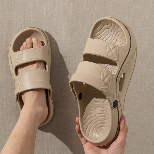 開車拖鞋男夏季外穿踩屎感2025新款厚底防滑沙灘eva兩穿男士涼拖 開車拖鞋男夏季外穿踩屎感2025新款厚底防滑沙灘eva兩穿男士涼拖