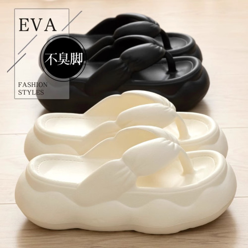 踩屎感厚底人字拖女外穿2025新款夏季增高防滑不臭腳海邊夾腳涼拖 踩屎感厚底人字拖女外穿2025新款夏季增高防滑不臭腳海邊夾腳涼拖