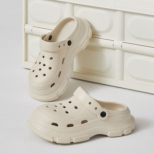 洞洞鞋女夏季外穿海邊透氣防滑松糕厚底eva包頭沙灘拖鞋女款 洞洞鞋女夏季外穿海邊透氣防滑松糕厚底eva包頭沙灘拖鞋女款