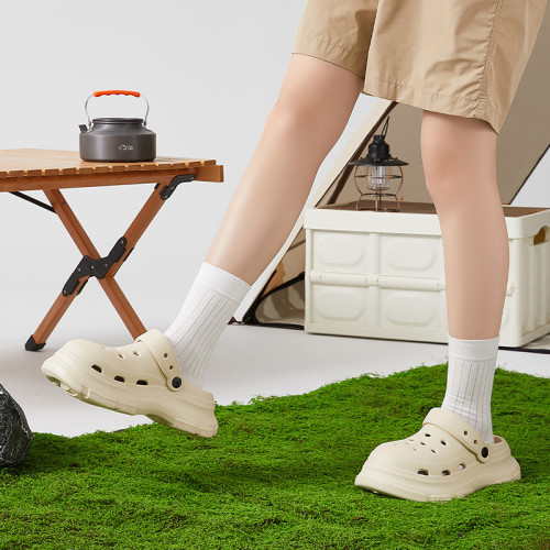 洞洞鞋女夏季外穿海邊透氣防滑松糕厚底eva包頭沙灘拖鞋女款 洞洞鞋女夏季外穿海邊透氣防滑松糕厚底eva包頭沙灘拖鞋女款