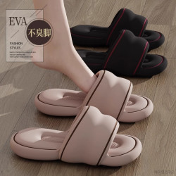 eva踩屎感厚底拖鞋女夏季室內家居靜音洗澡防滑外穿網紅涼拖鞋女