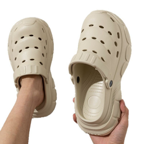 男士洞洞鞋夏天外穿耐磨沙灘海邊防滑戶外運動大碼開車包頭涼鞋男 男士洞洞鞋夏天外穿耐磨沙灘海邊防滑戶外運動大碼開車包頭涼鞋男