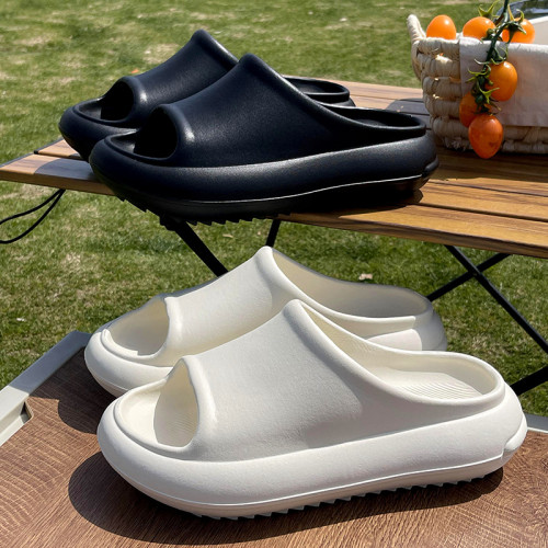 防撞設計情侶拖鞋女夏季外穿踩屎感厚底EVA防臭居家靜音涼拖男士 防撞設計情侶拖鞋女夏季外穿踩屎感厚底EVA防臭居家靜音涼拖男士