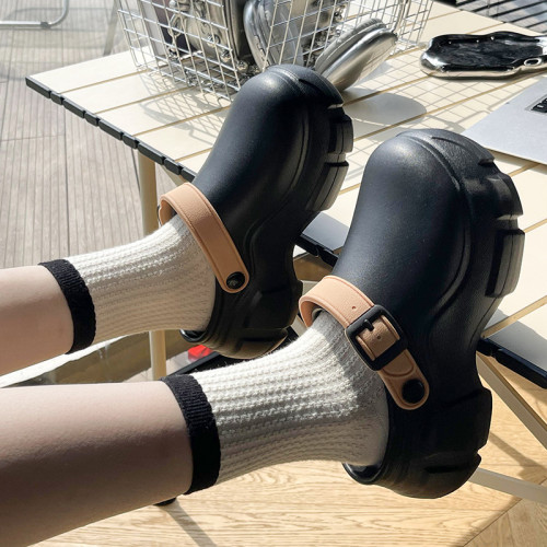 可愛厚底包頭拖女夏季外穿增高2025新款網紅時尚踩屎感涼拖鞋女士 可愛厚底包頭拖女夏季外穿增高2025新款網紅時尚踩屎感涼拖鞋女士