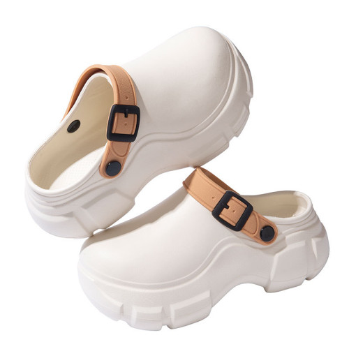 可愛厚底包頭拖女夏季外穿增高2025新款網紅時尚踩屎感涼拖鞋女士 可愛厚底包頭拖女夏季外穿增高2025新款網紅時尚踩屎感涼拖鞋女士