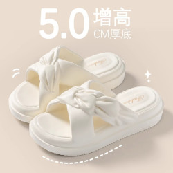 厚底涼拖鞋女士夏季2025新款外穿增高防滑海邊沙灘踩屎感拖鞋夏天