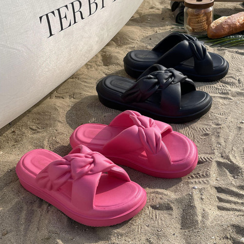 厚底涼拖鞋女士夏季2025新款外穿增高防滑海邊沙灘踩屎感拖鞋夏天 厚底涼拖鞋女士夏季2025新款外穿增高防滑海邊沙灘踩屎感拖鞋夏天